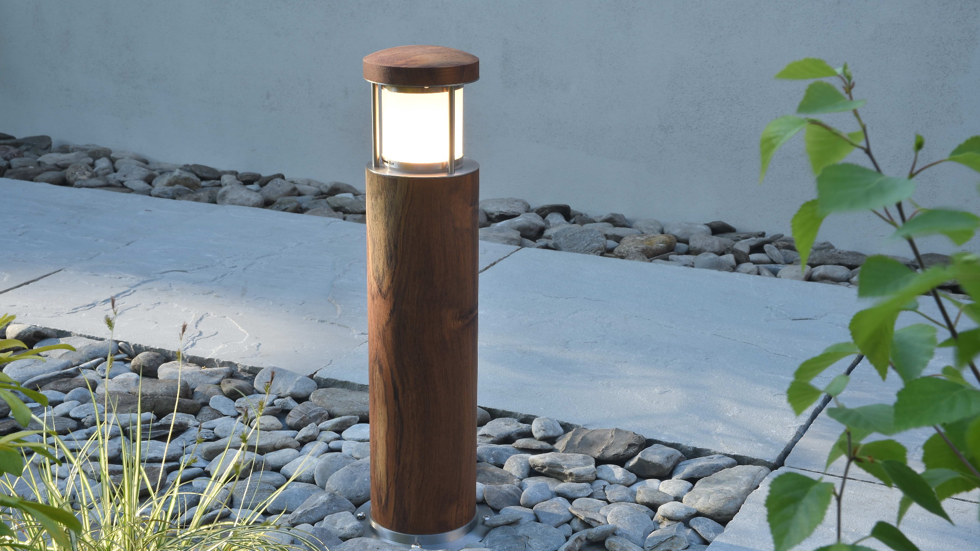 Teak Bollard Lights