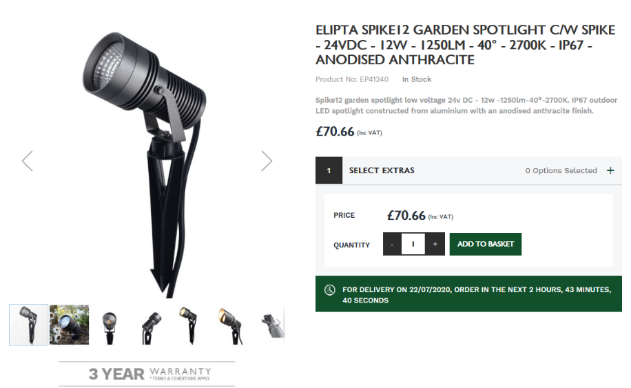 Elipta Spike12 Product Page