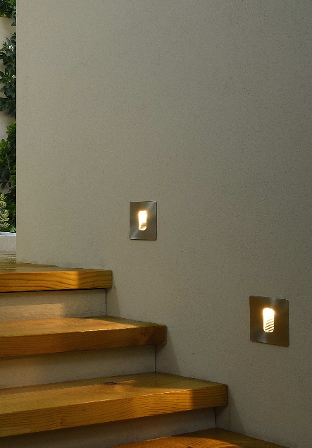 Steplights Garden Bollard LED Spotlights Outdoor Wall Lights