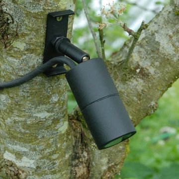 Elipta Screw-Mount Tree Spotlight MR11 - Black