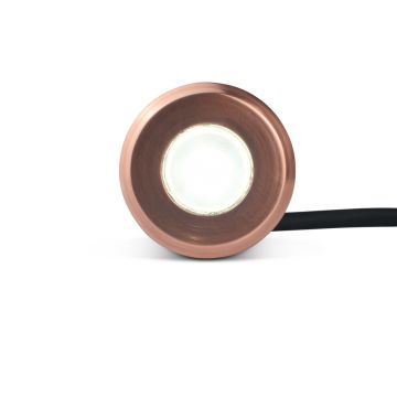 Elipta Navigator Mono - Copper - 12v - White LED - Round
