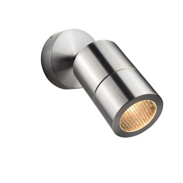 Elipta Compact Outdoor Wall Spotlight - Stainless Steel - 12v MR16