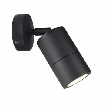 Elipta Compact Outdoor Wall Spotlight - Black - 12v MR16