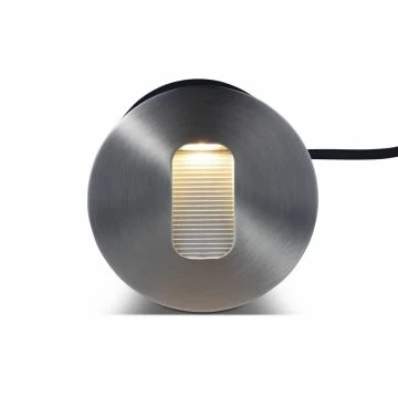 Elipta Manzi Outdoor Wall Light - Warm White - Round - Stainless Steel