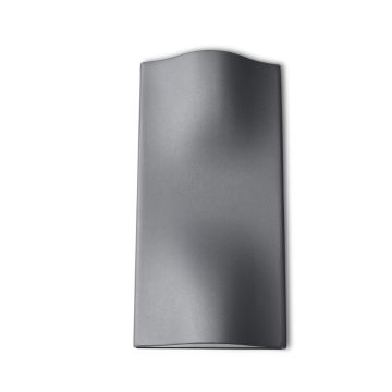 Elipta Cyclone Up & Down Outdoor Wall Light - Graphite - Warm White LED