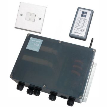 4 Channel Starter Kit: Handset - Wall Switch - 4 Channel  Controller
