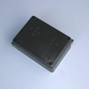 Elipta IP65 Junction Box (Plain Sides) - 165 x 145 x 84mm  -  Black
