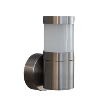 Elipta Compact Outdoor Wall Light - 240v - GU10 - IP67 - Stainless Steel
