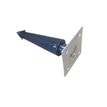 Elipta Square Base Plate St.St. with Polycarbonate Spike