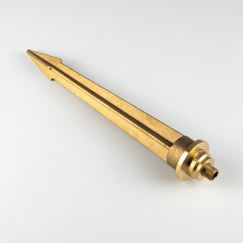 Elipta Compact Spotlight Ground Anchor Brass main product photo