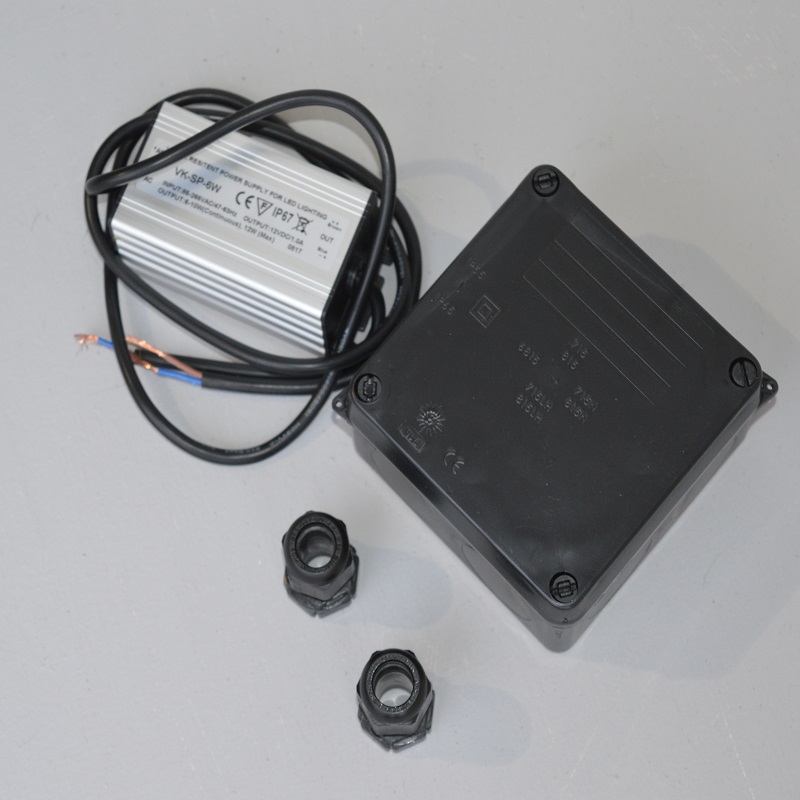 Elipta 10w - 12v dc - Potted LED Power Supply in IP65 Enclosure