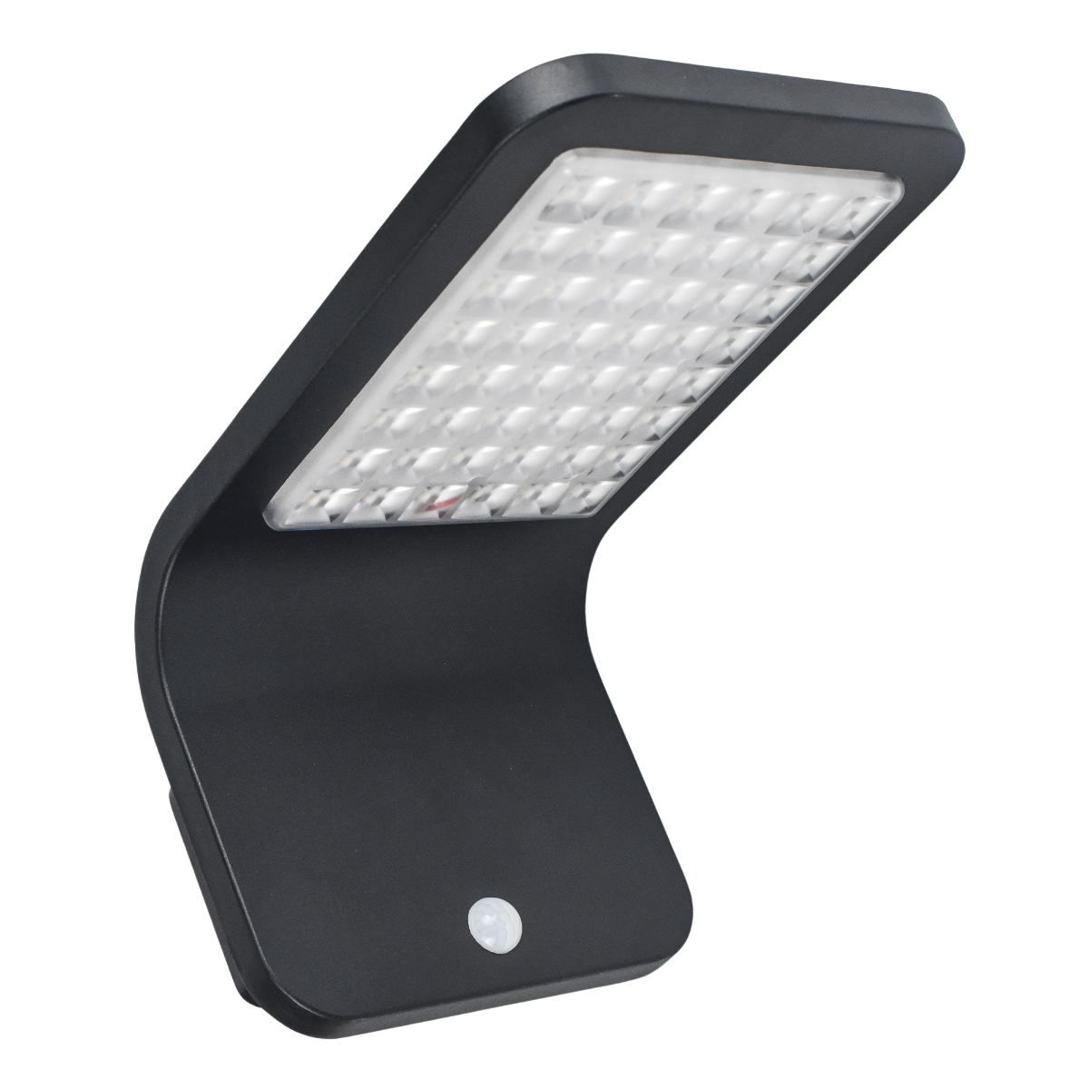 Patilo Sunny Solar Wall Light with PIR - Aluminium - Black